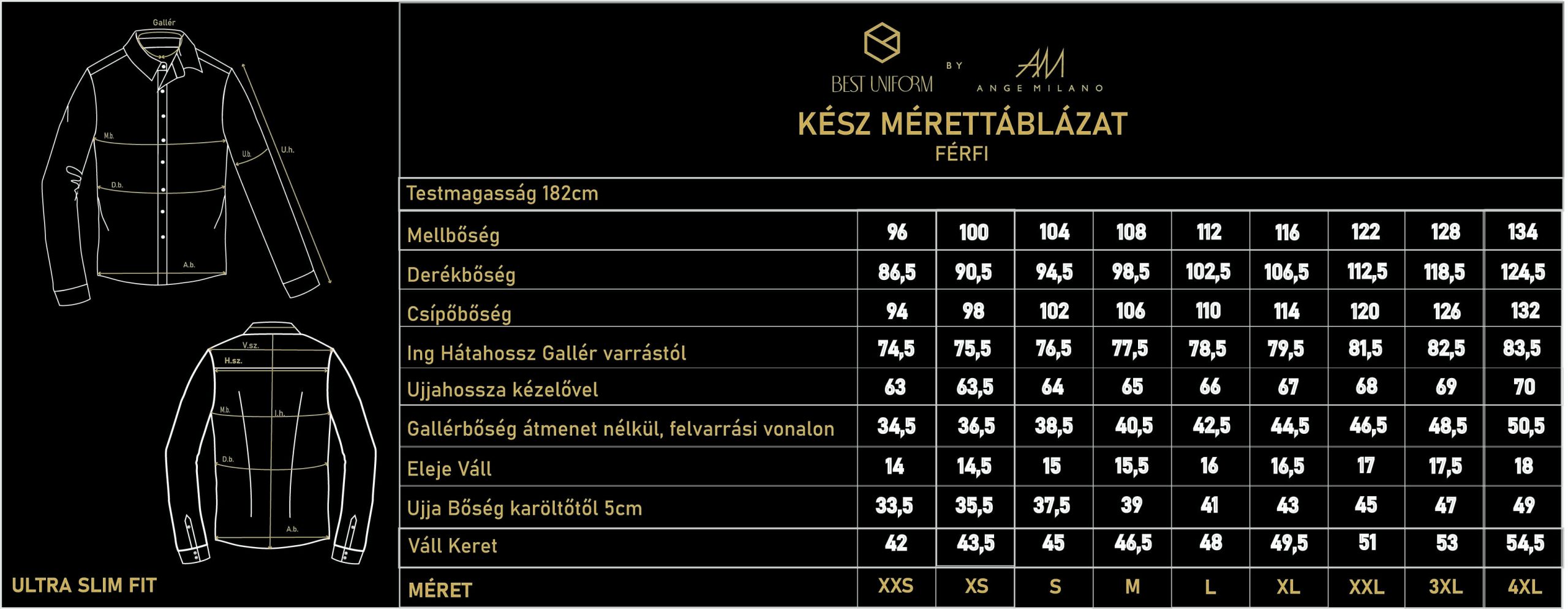 am ultraslim ferfi ing keszmerettablazat